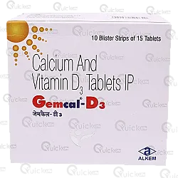 Gemcal D3 Tablet 15