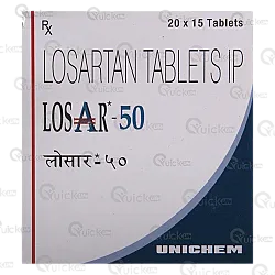 Losar 50 Tablet 15