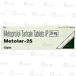 Metolar 25 Tablet 15