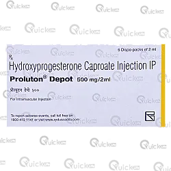 Proluton Depot 500mg Injection 2ml