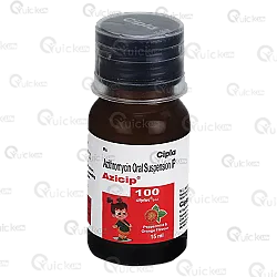 Azicip 100 Peppermint & Orange Flavour Suspension 15ml