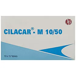 Cilacar M 10/50 Tablet 15